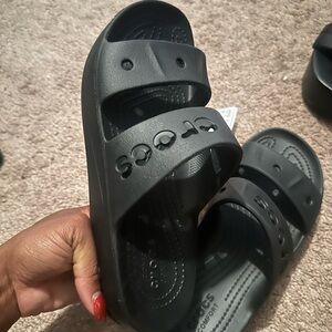 Crocs Sandals Size 7 in black brand new